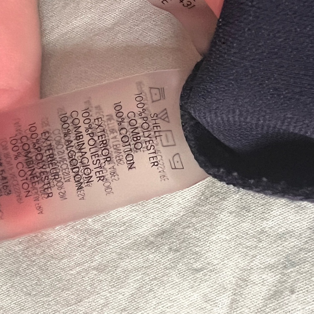 Karl Lagerfeld Navy top XL - Picture 4 of 5
